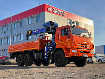 Бортовой КАМАЗ 43118 с КМУ DONGYANG SS2037 (дв. Cummins, без сп/места)_0
